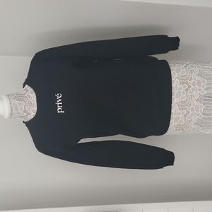 Privé crew neck sweater size S